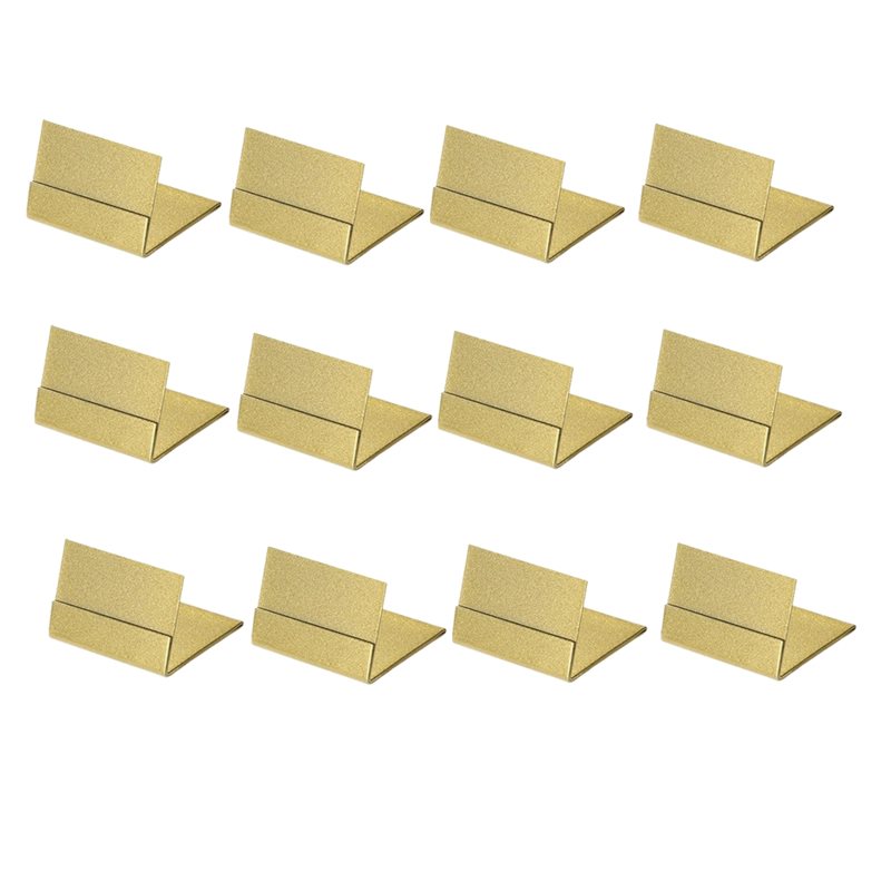 Table Number Gold - Gouden tafelnummerhouders voor bruiloften, 12 stuks,