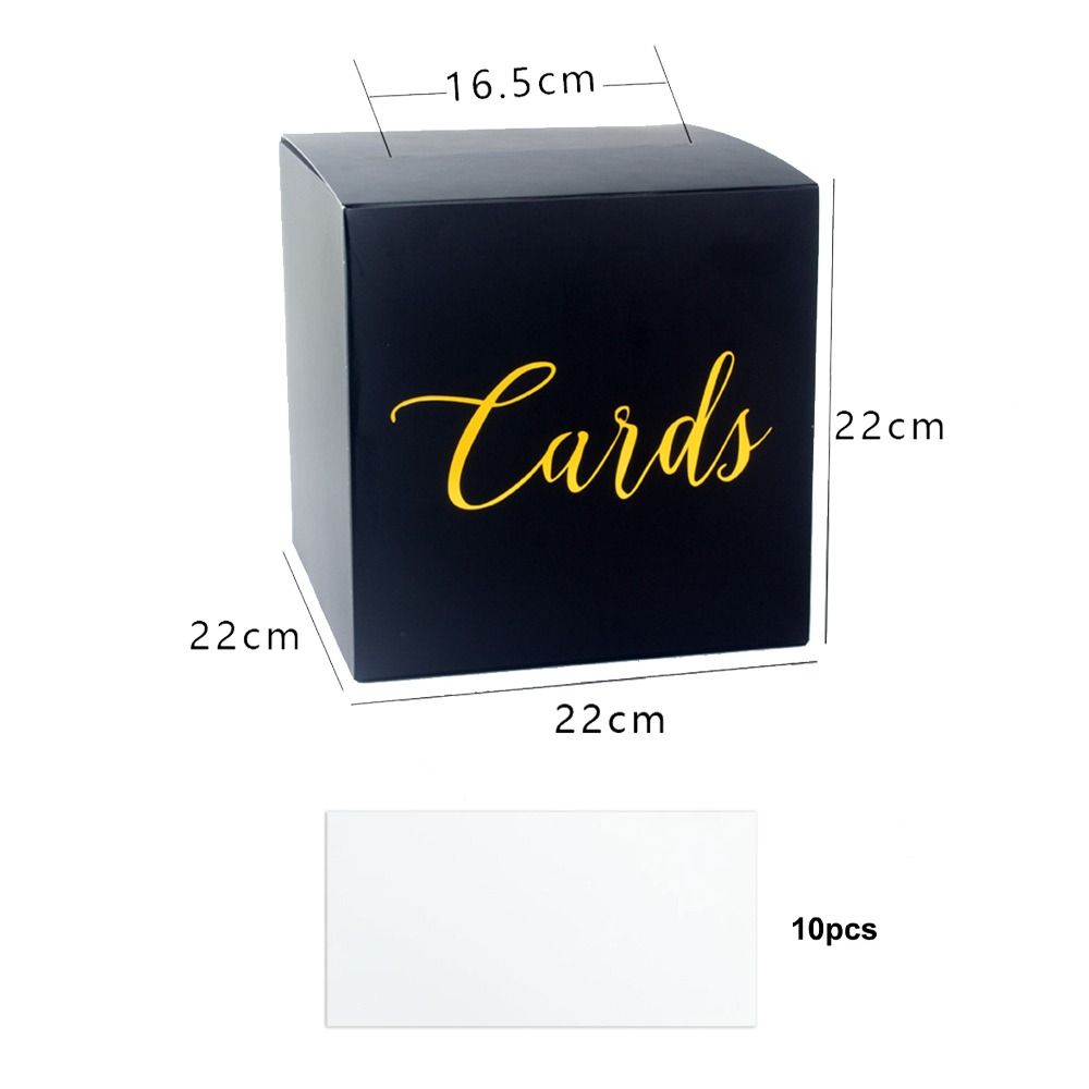 Opbergdoos Wit Zwart Bruiloft  - Wedding Card Box recensie en prijs
