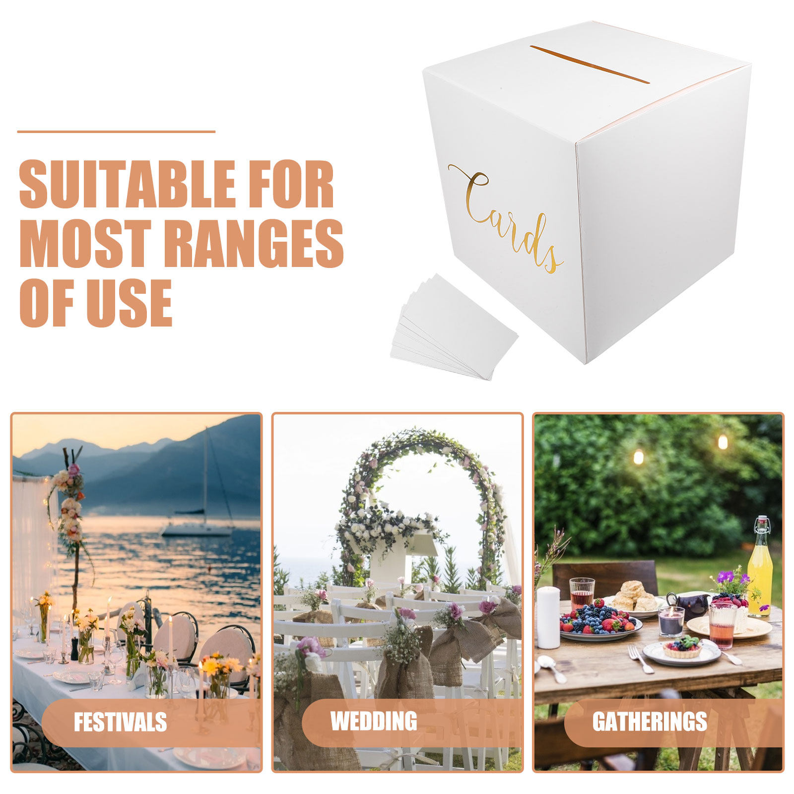 1 set bruiloftskaartdoosjes, h - Wedding Card Box recensie en prijs