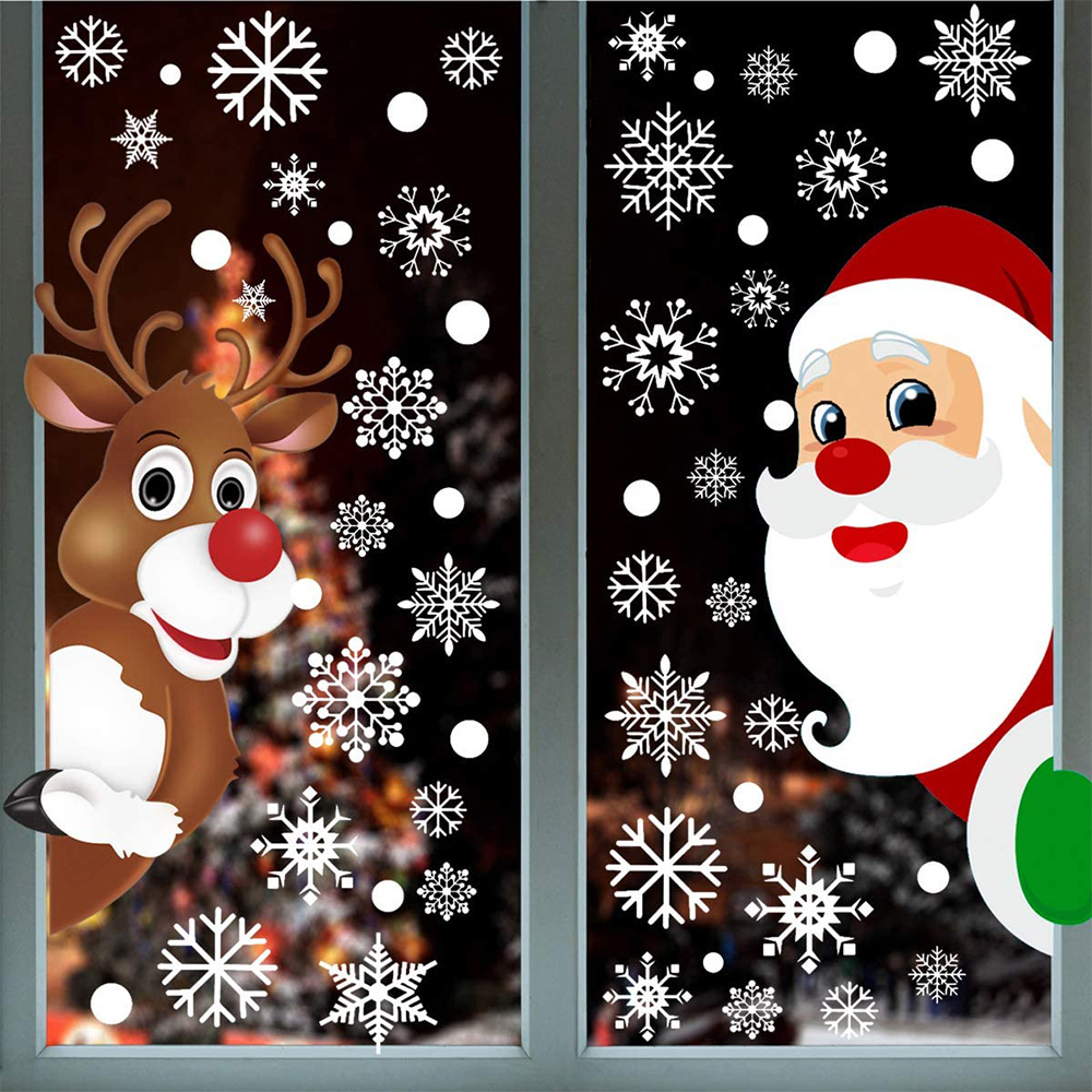 Kerstvensterstickers, statisch - Wedding/Event Supply Store recensie en prijs