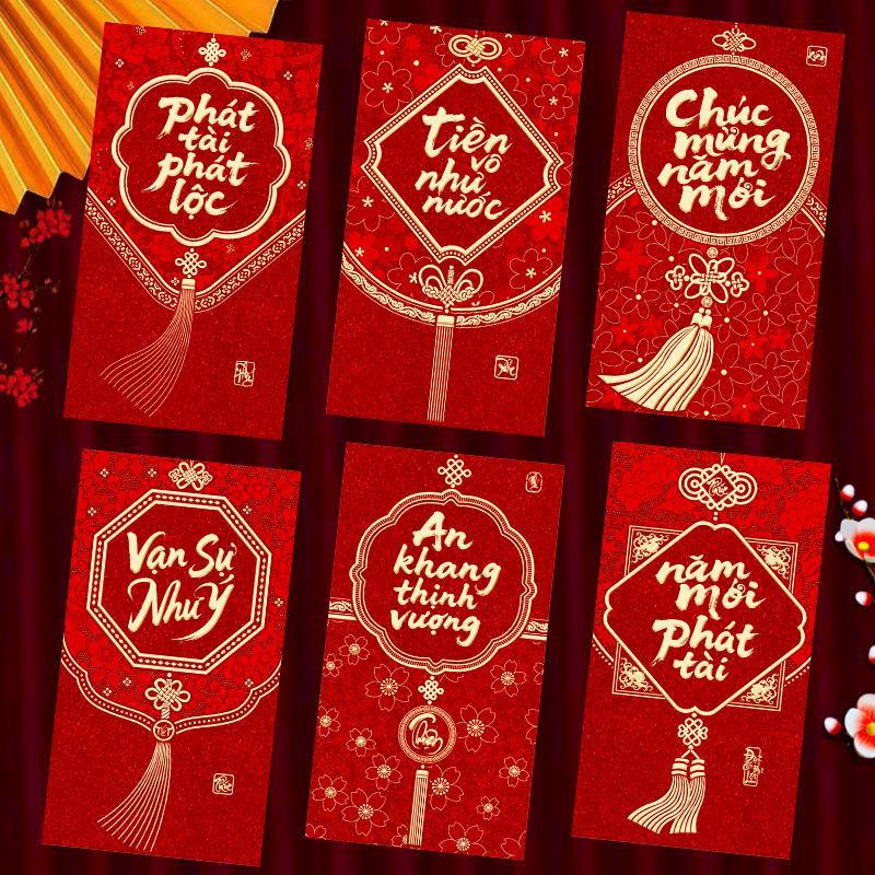 6 stuks Vietnamese rode envelo - Wedding Envelopes recensie en prijs