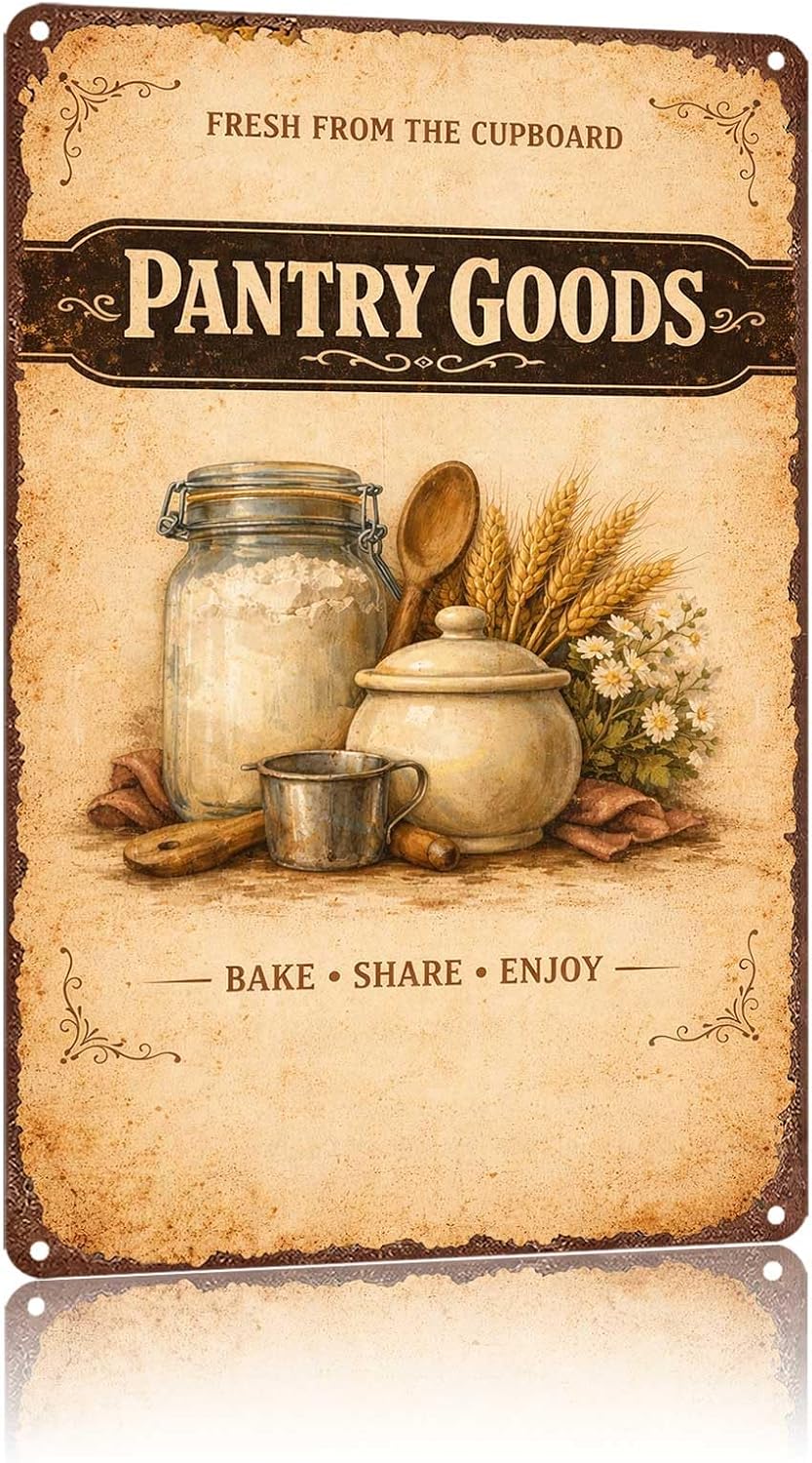 Metalen bord Vintage Pantry Go - Good Floral & Wedding Decor Supply recensie en prijs