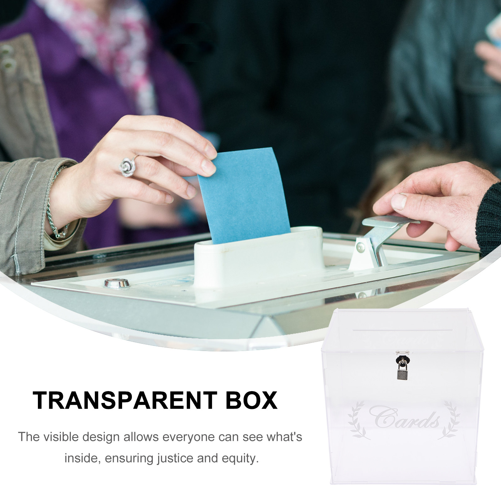 Acryl transparante doos voor h - Wedding Card Box recensie en prijs